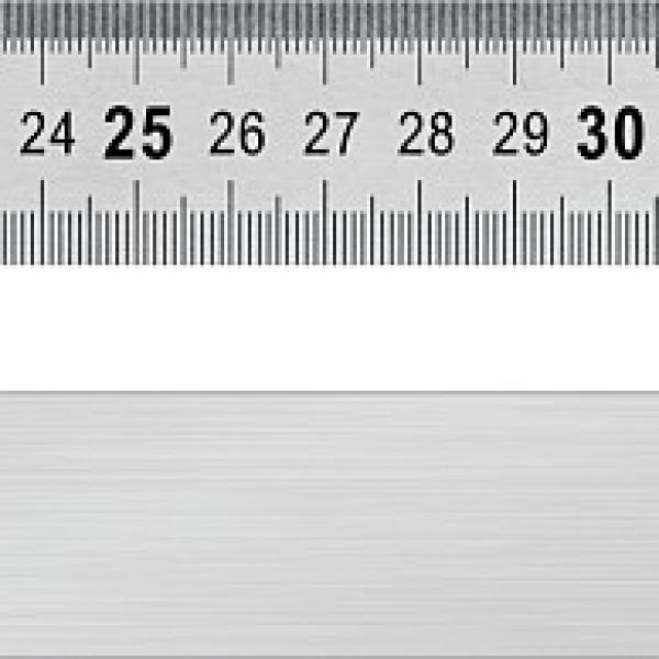 Линейка 0,5м " нержавеющая, двухсторонняя гравированная шкала, STAYER "PROFI" 3427-050