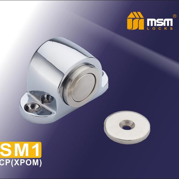 Упор дверной магнитный напольный МСМ SM1 (CP Хром) К914