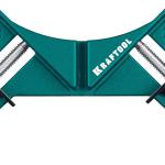 Угловая струбцина HCC-80 две опорные поверхности по 73 мм, глубина зажима 73 мм, KRAFTOOL, 32203