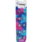 Батарейка алкалиновая G0, LR50, L521, 379 BL10 КОСМОС 481367